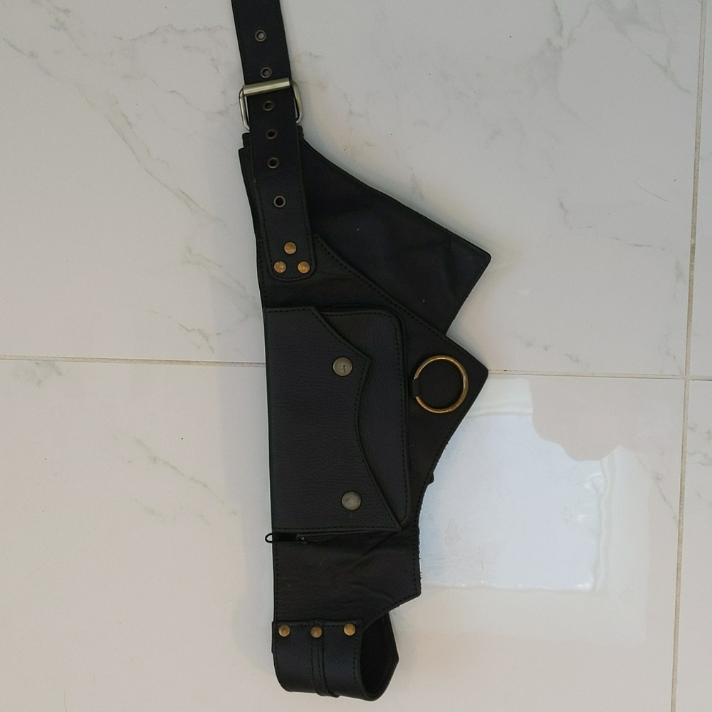 Handmade Leather Belt Bag